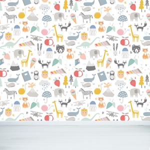 Show details for Alphabet Wallpaper