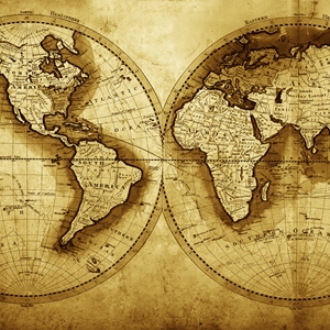 Show details for Antique World Map